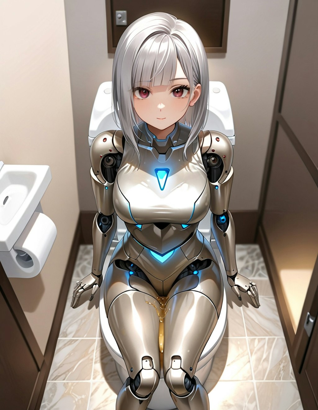 トイレに行くメカ子