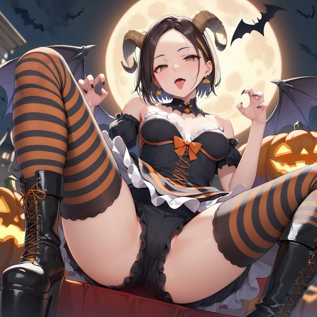 ハロウィンの悪戯な小悪魔