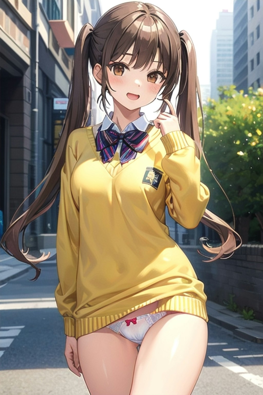 School twintails girl