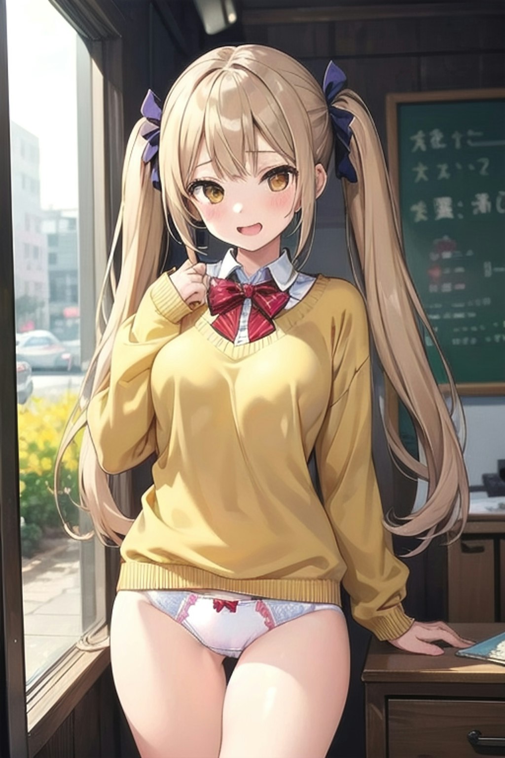 School twintails girl