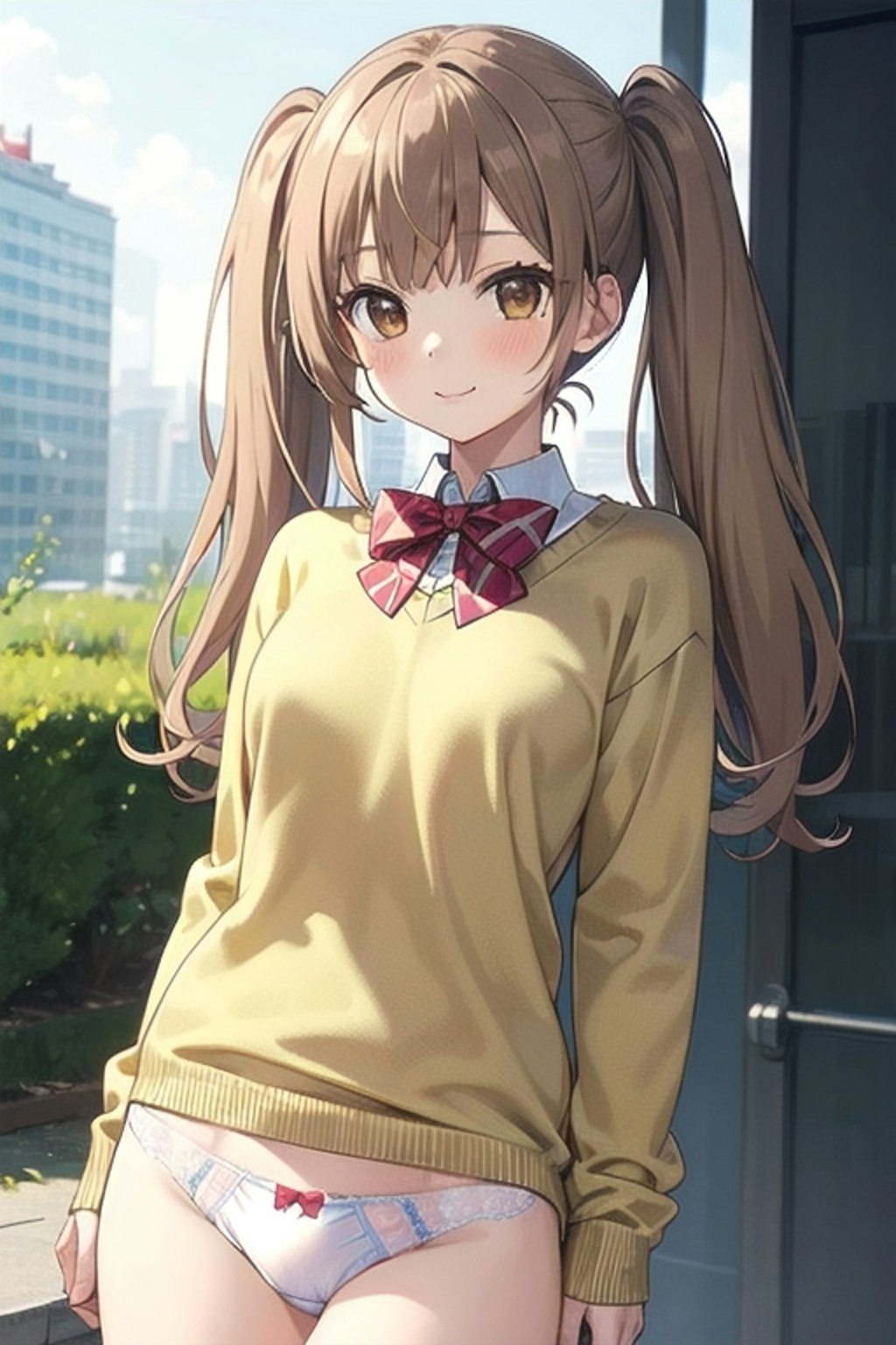 School twintails girl