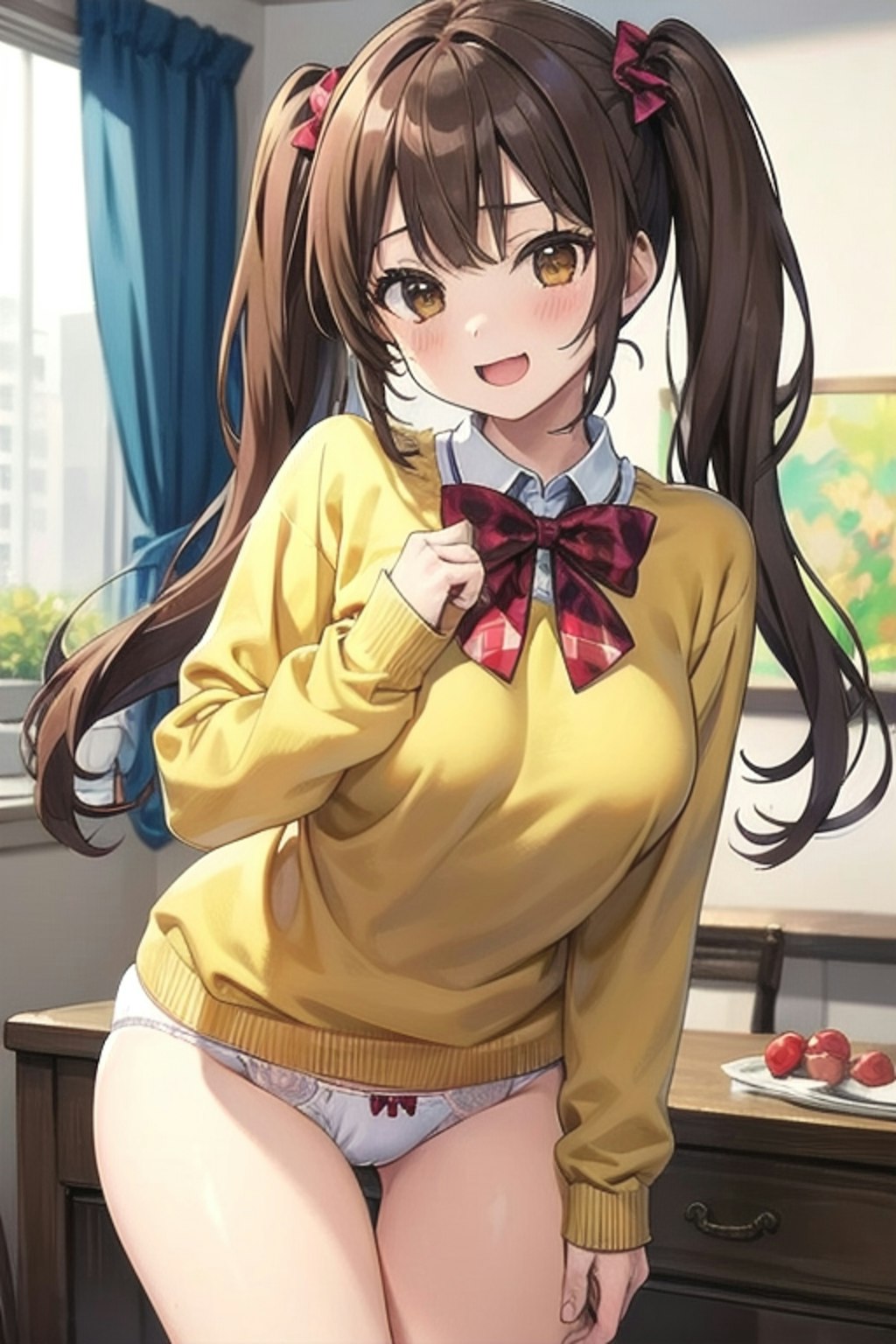 School twintails girl