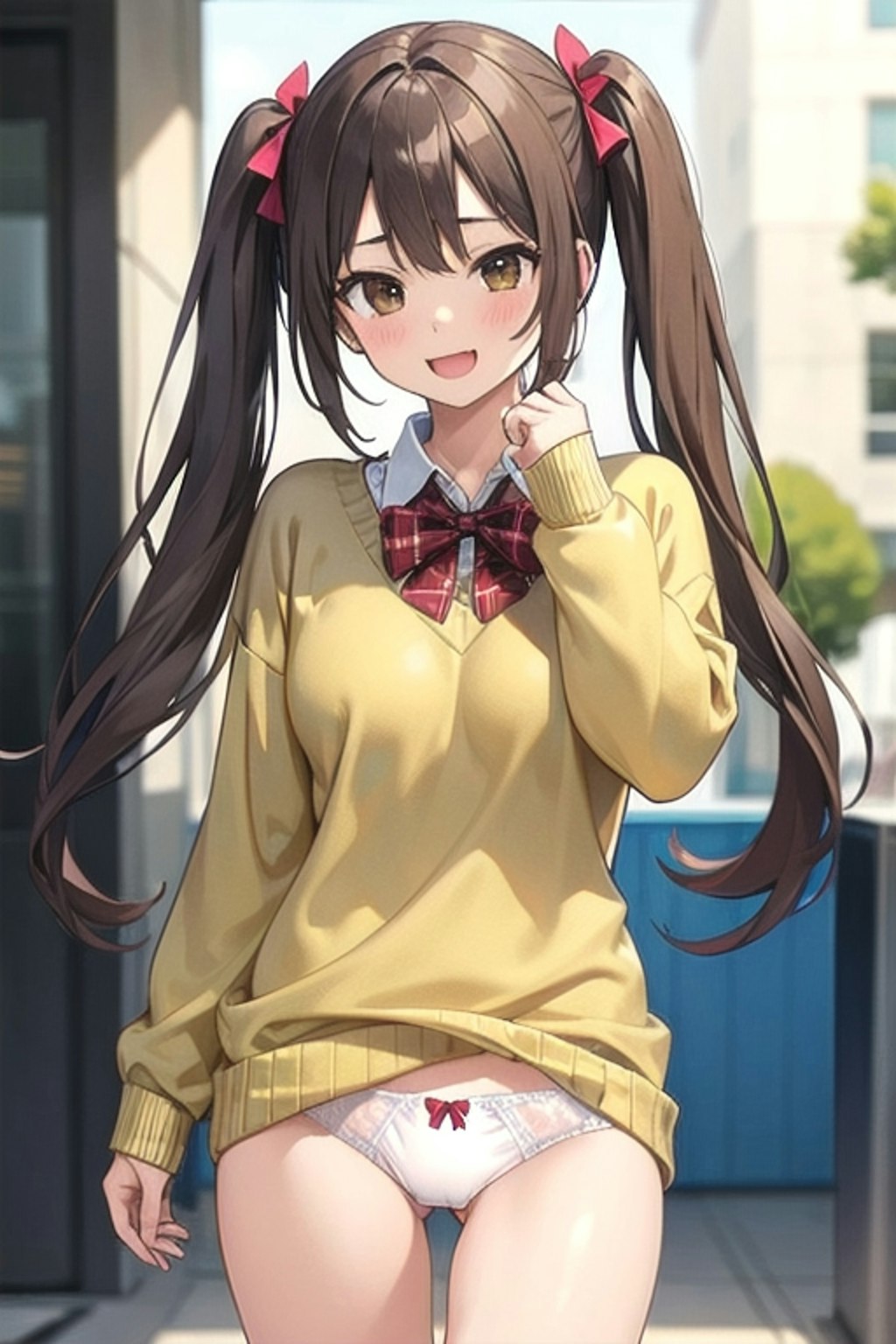 School twintails girl