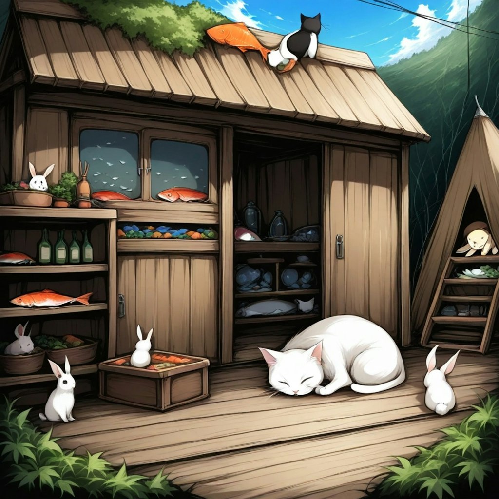 うちの看板動物です
