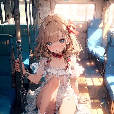 girl on bus
