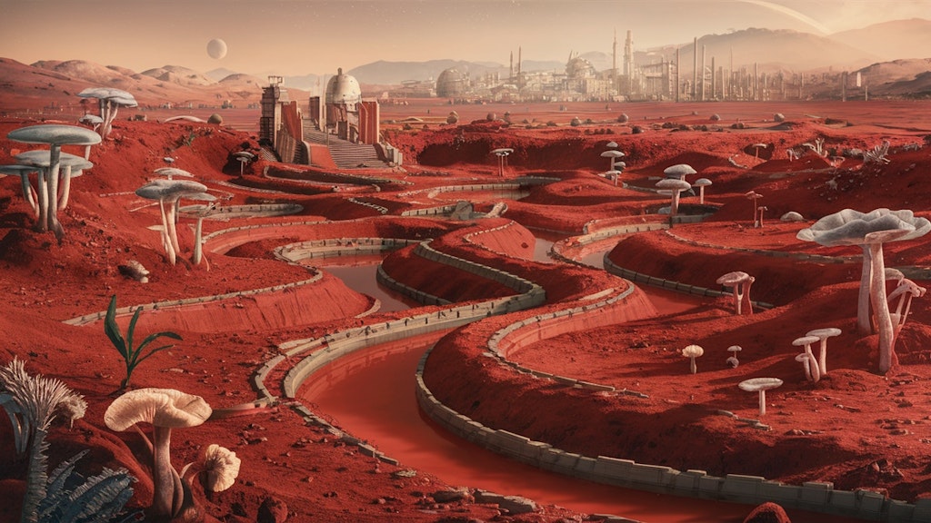 火星の運河文明