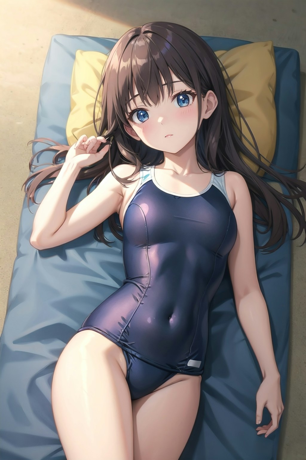 スクール水着の女の子