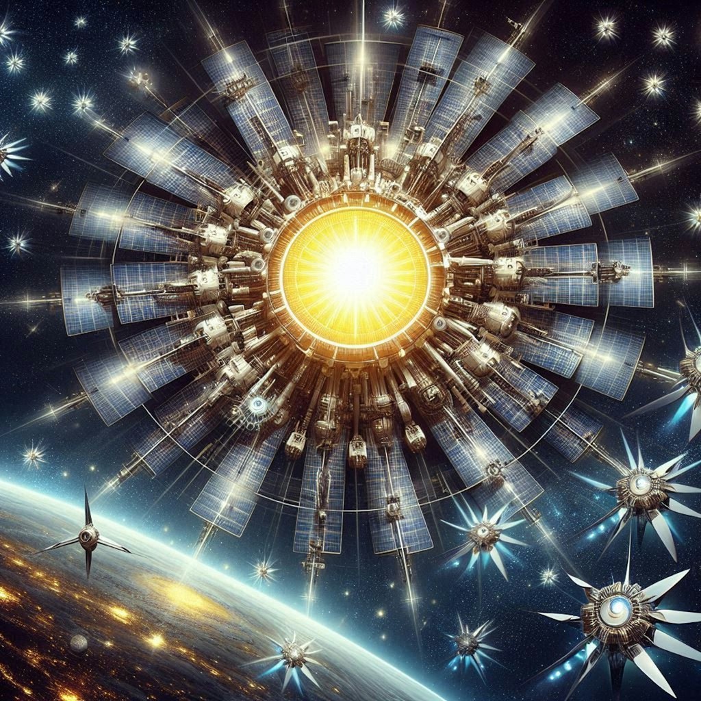 Dyson swarm…？