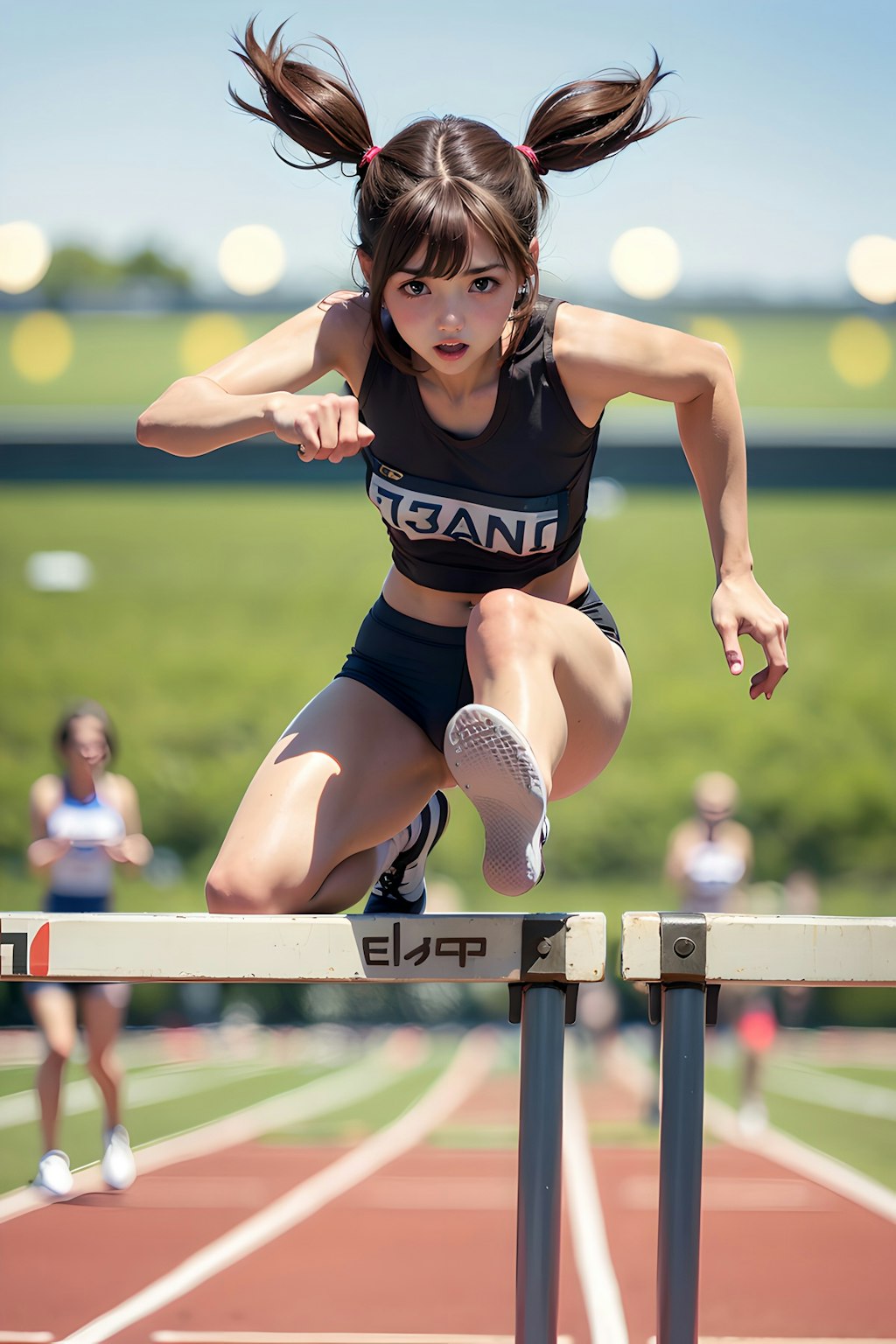 女子100mハードル走