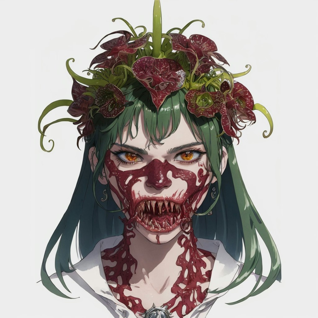 モンスターガール-食虫植物擬人化