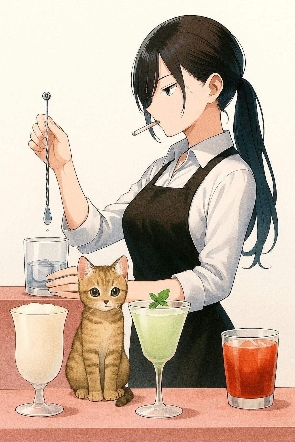 毛が沢山🚬🍺🥛