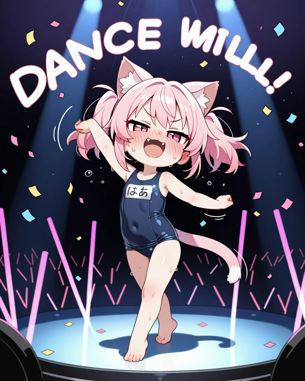 も、もうちょいまともな衣装はにゃかったのかっ！？（怒）