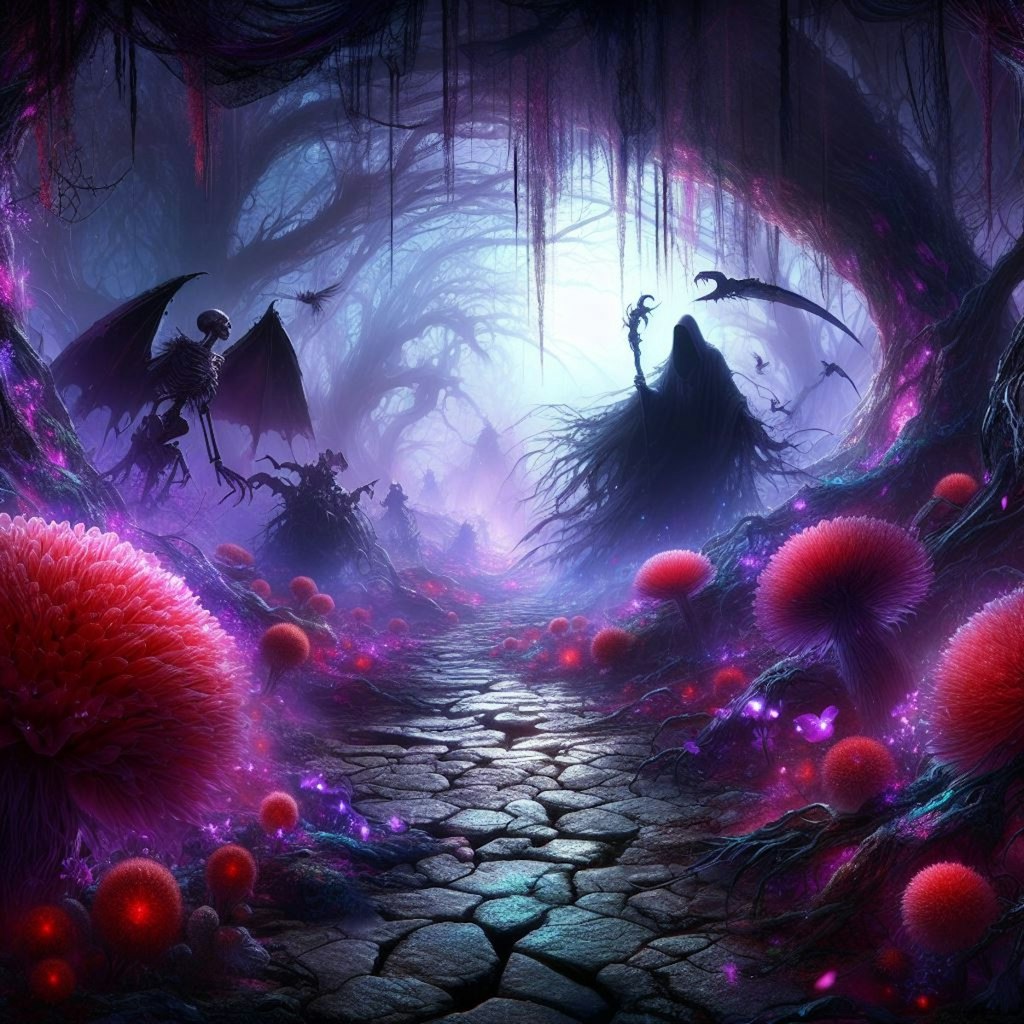 影紫の死霊森