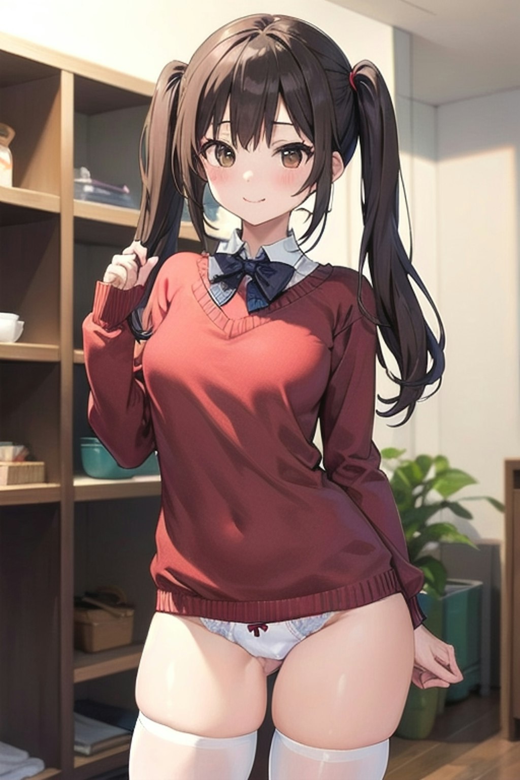 School twintails girl