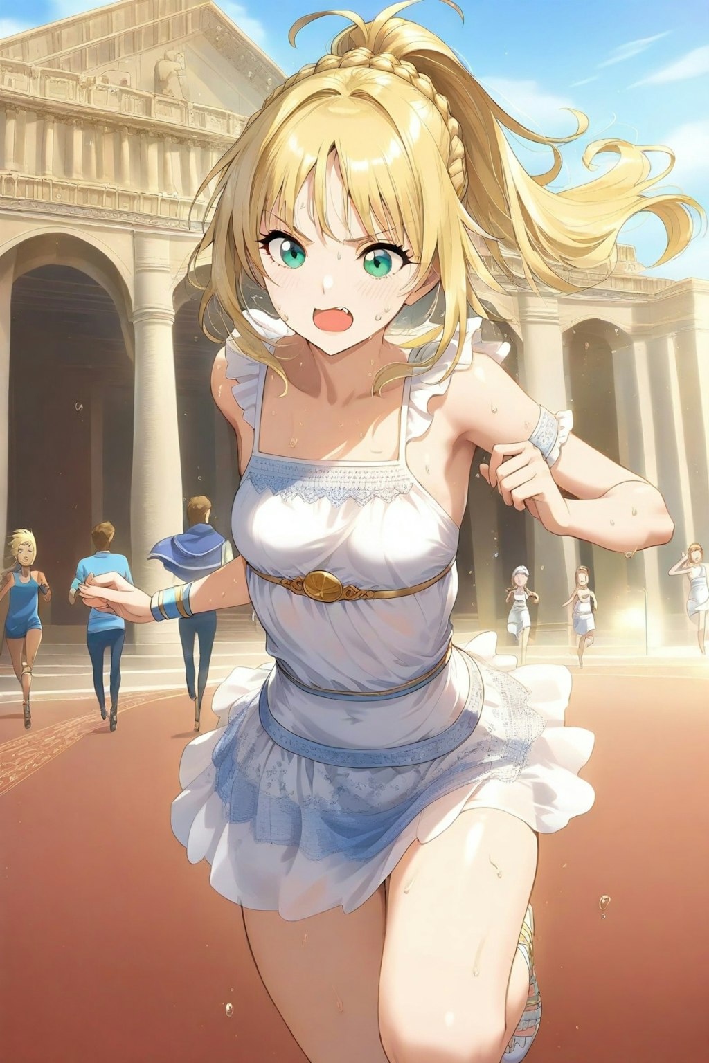 古代ギリシャのマラソン大会♪