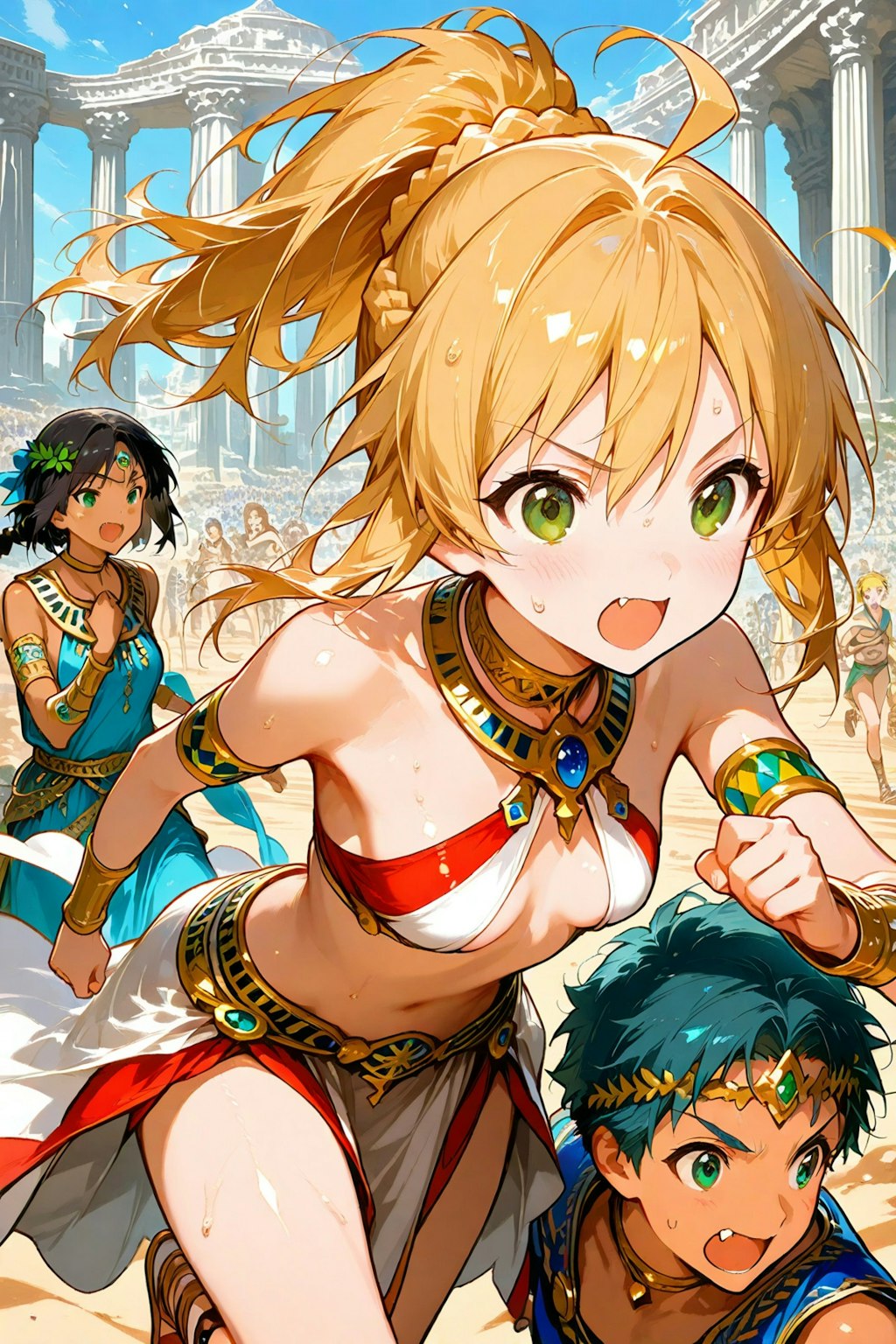 古代ギリシャのマラソン大会♪