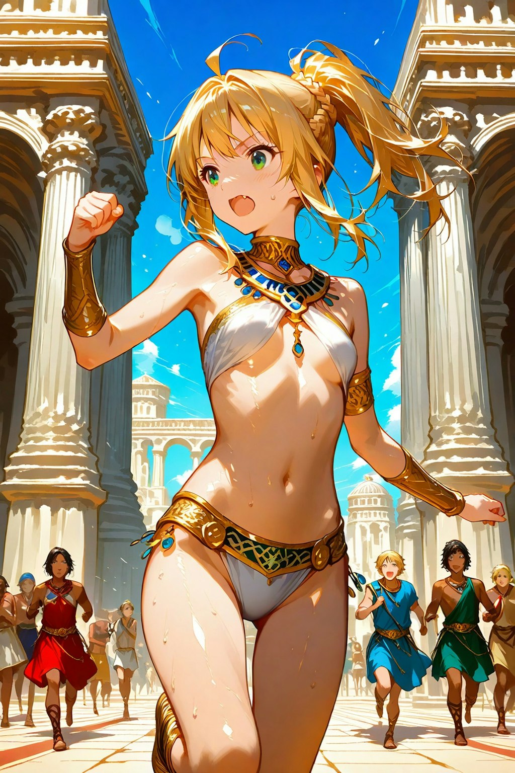 古代ギリシャのマラソン大会♪