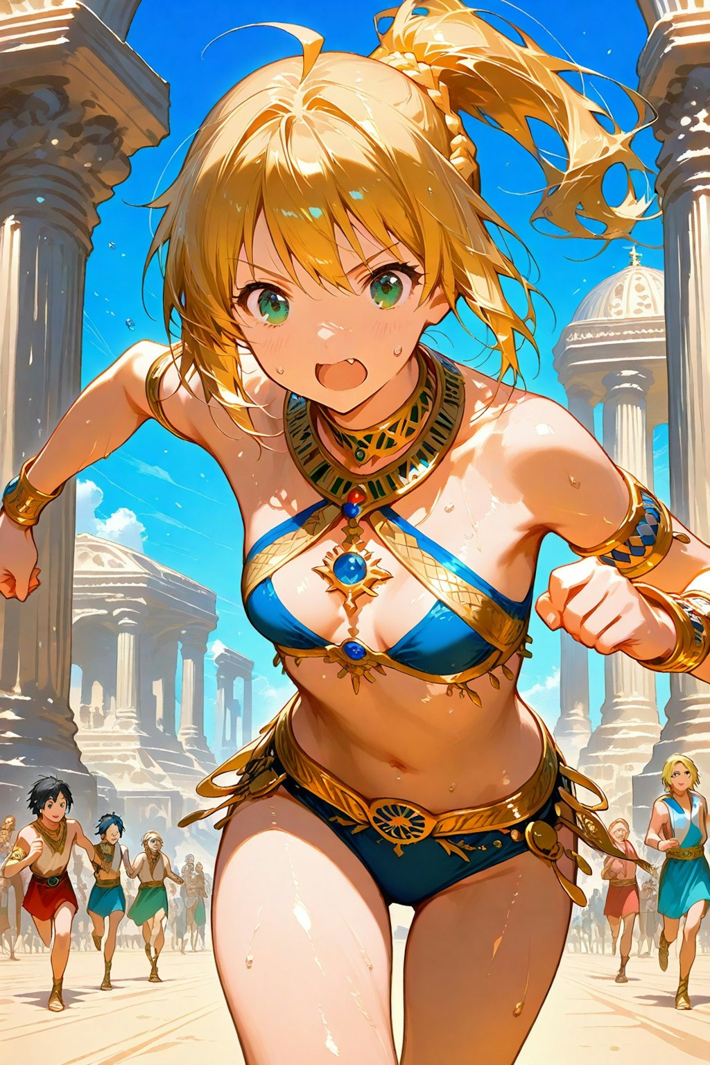 古代ギリシャのマラソン大会♪