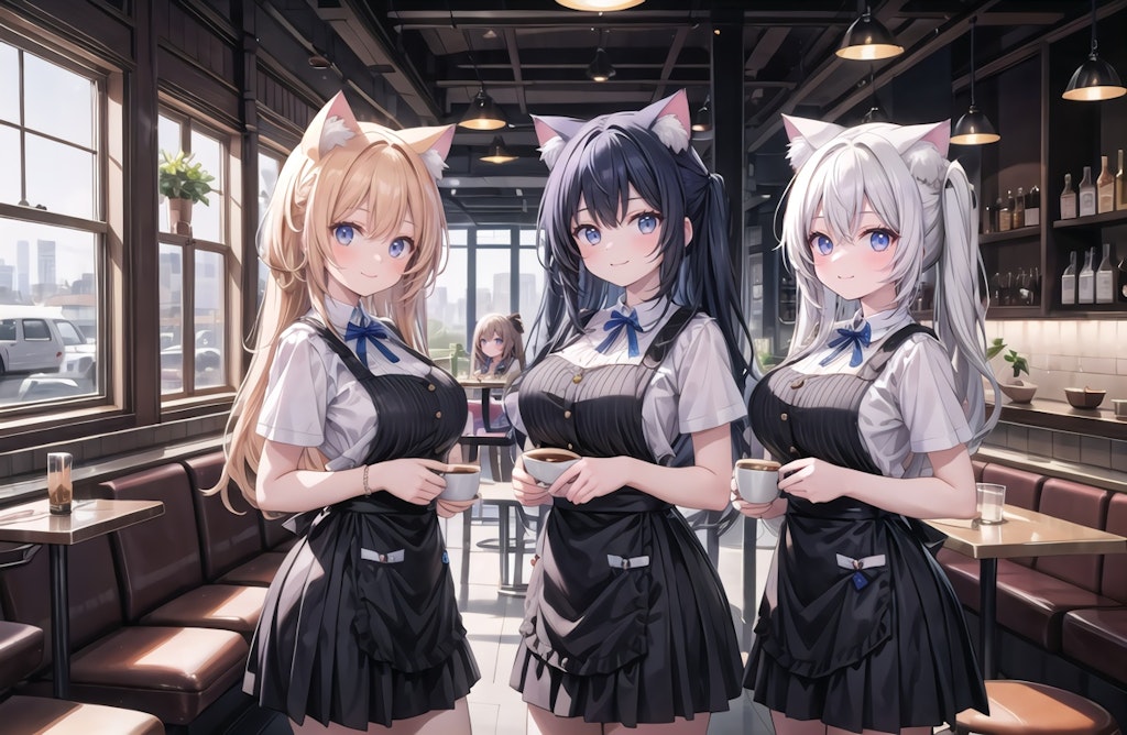 猫cafe3　いらっしゃいませー