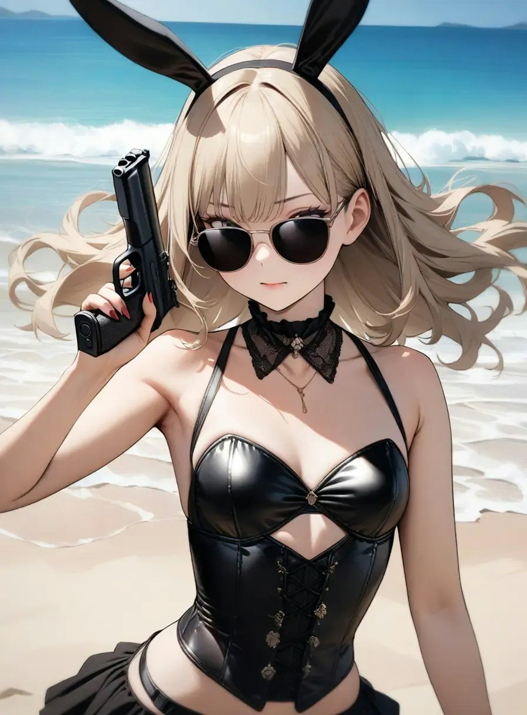 黒うさぎさん