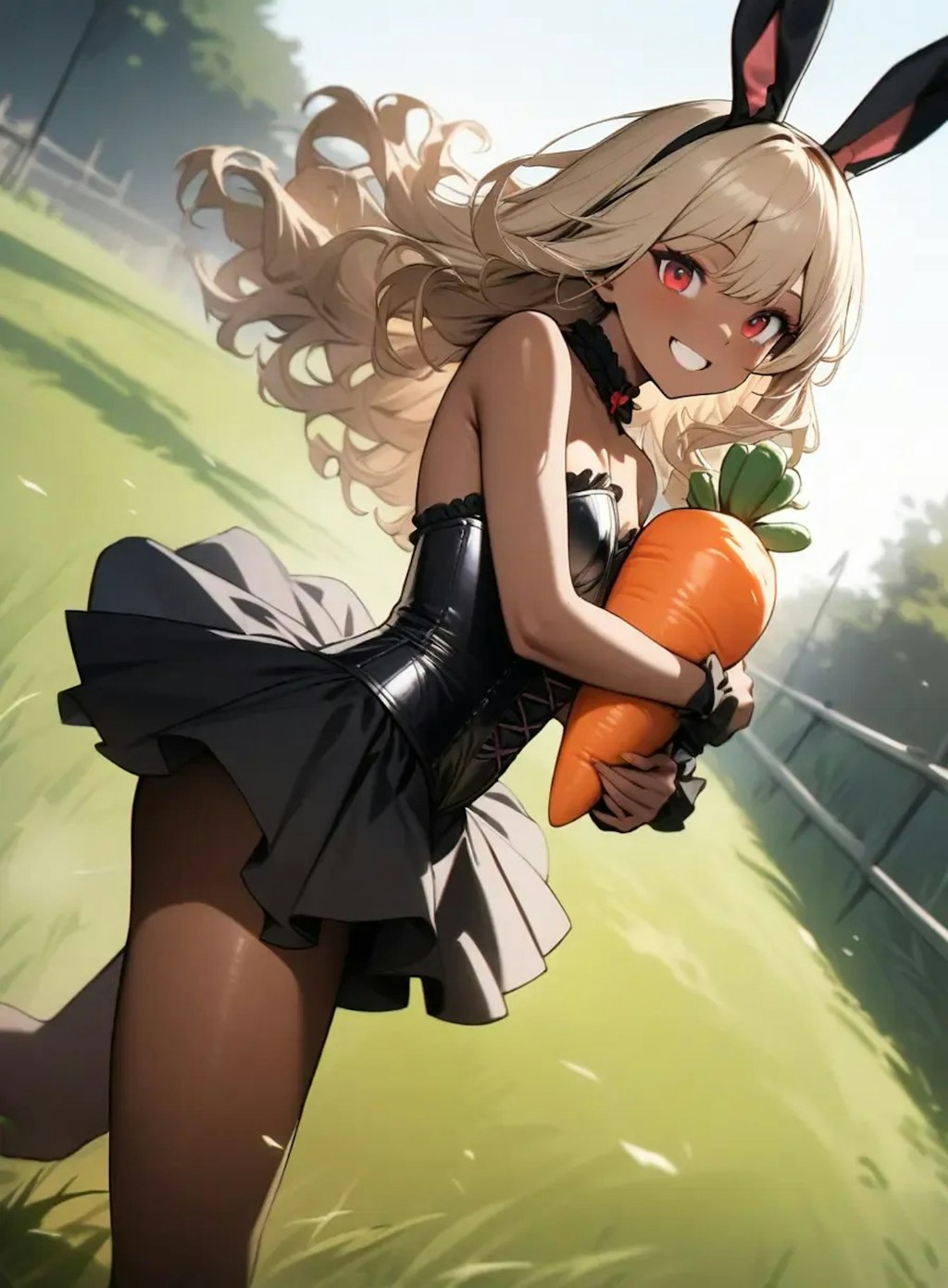 黒うさぎさん