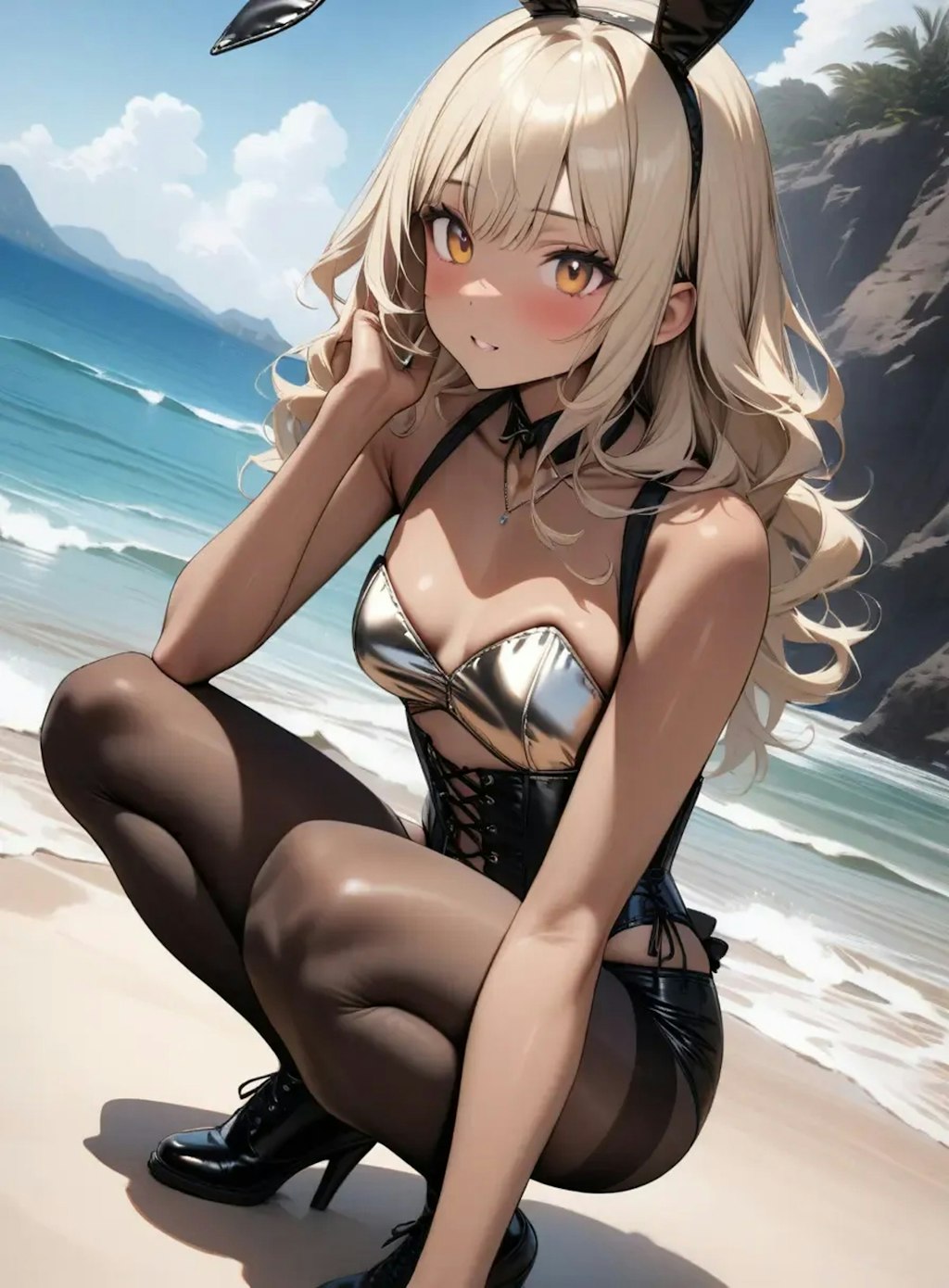 黒うさぎさん