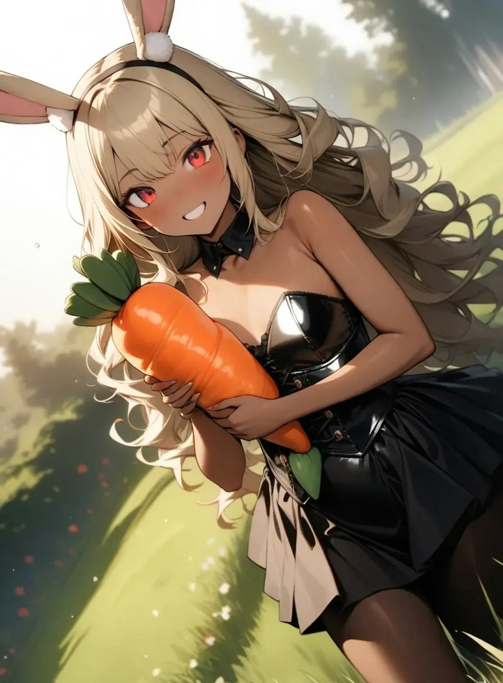 黒うさぎさん