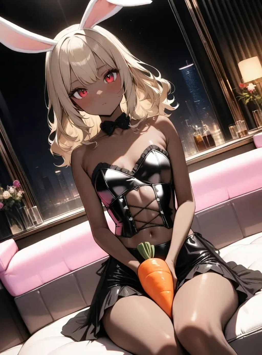 黒うさぎさん