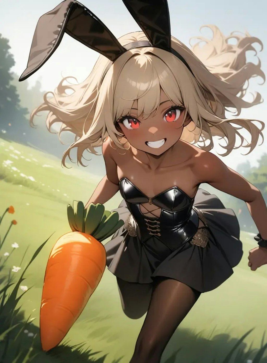 黒うさぎさん