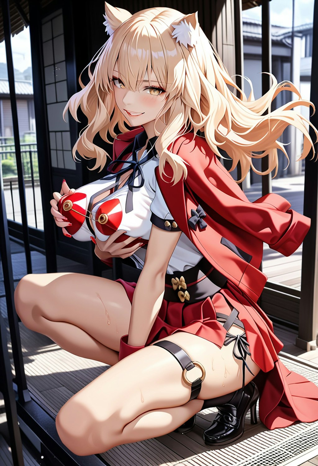 鈴鹿御前とネロちゃま(Fate)