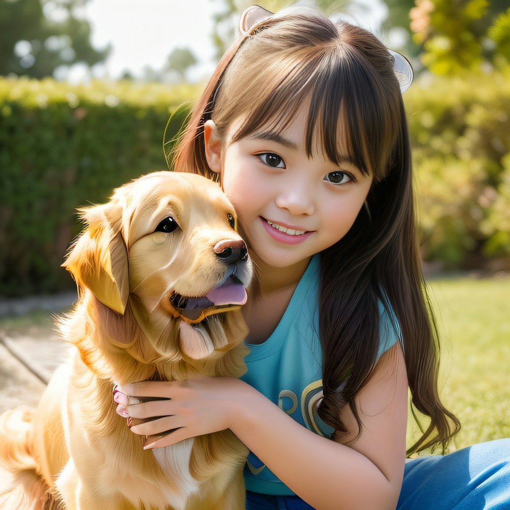 犬と少女