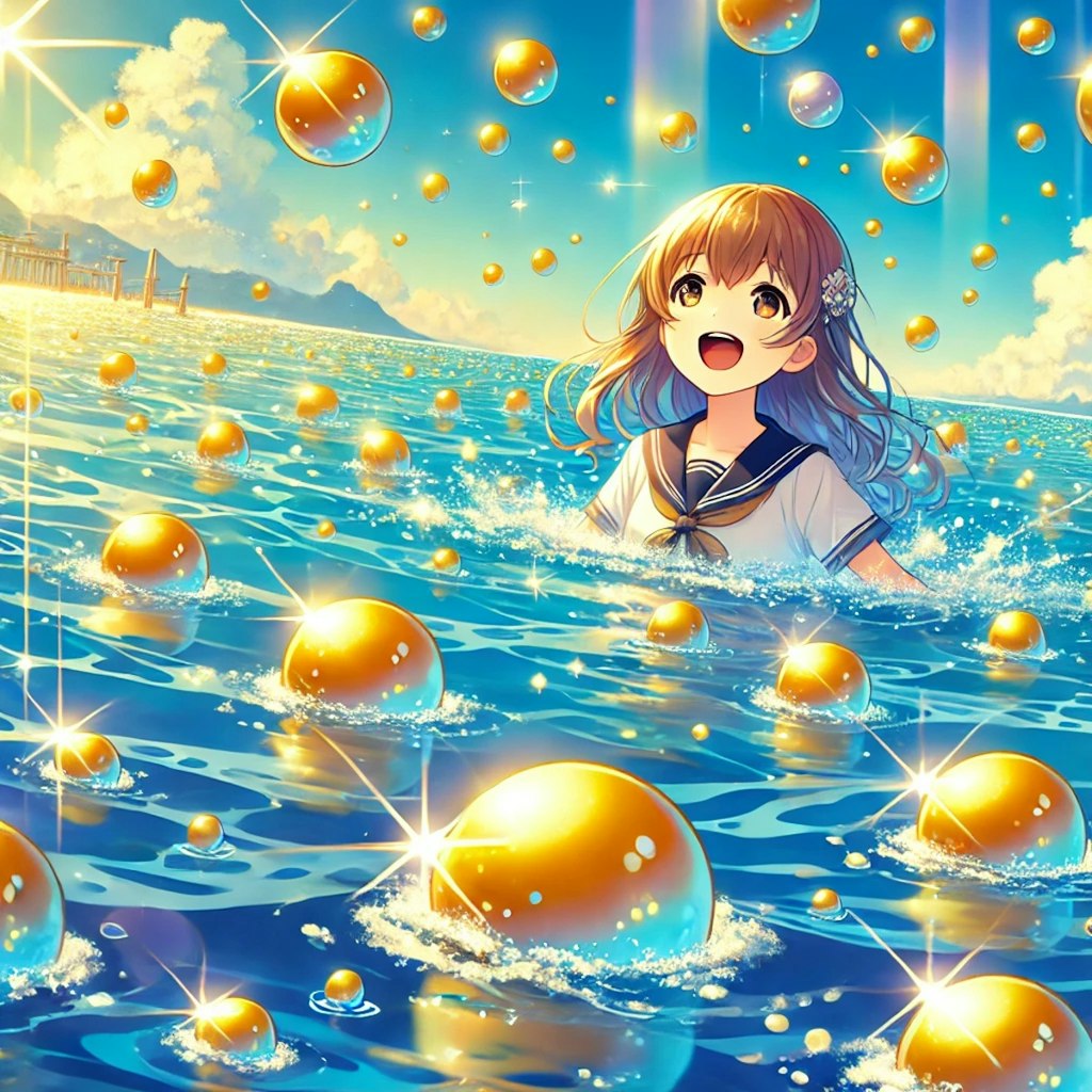 キンタマの海