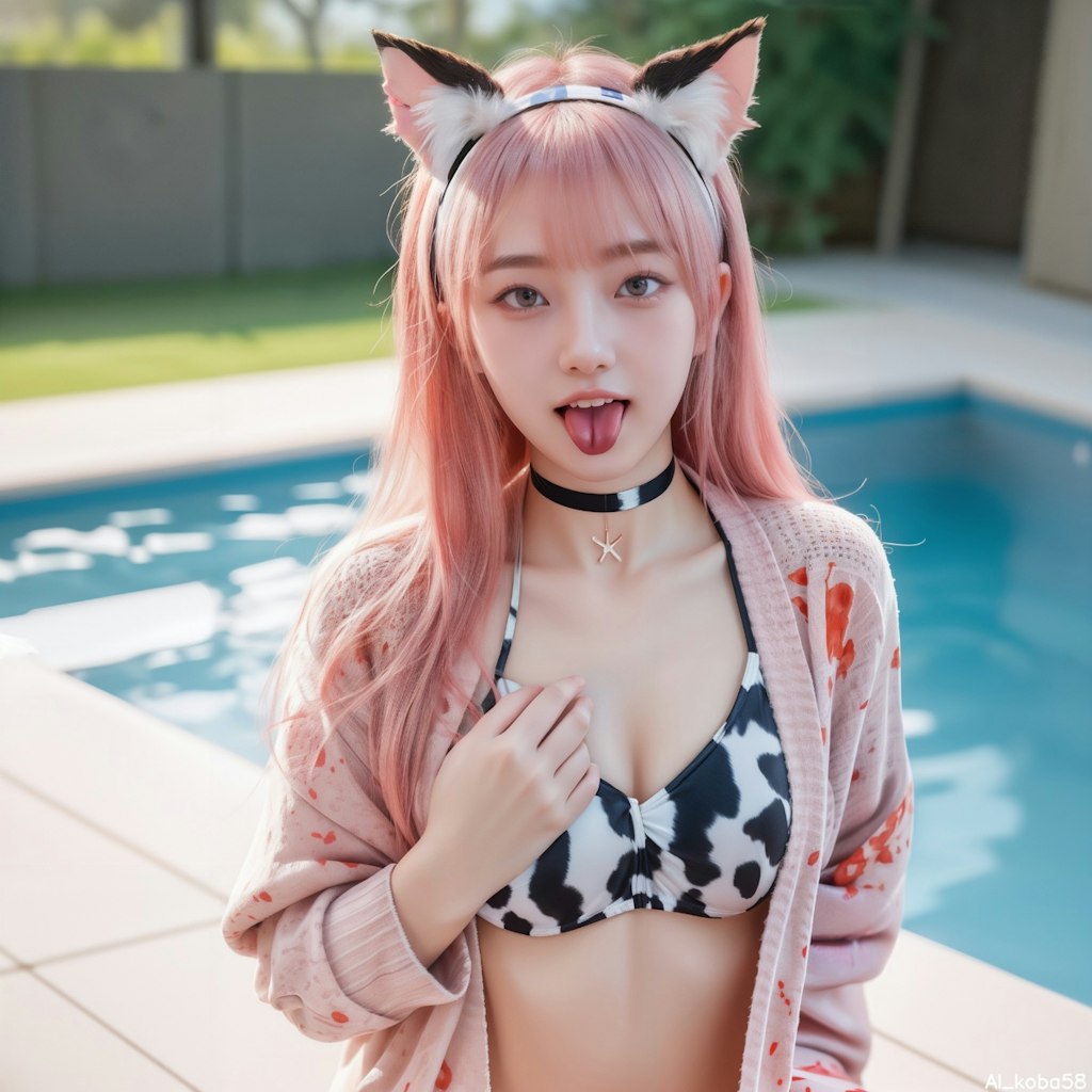 Vol82_animal pattern printed bikini