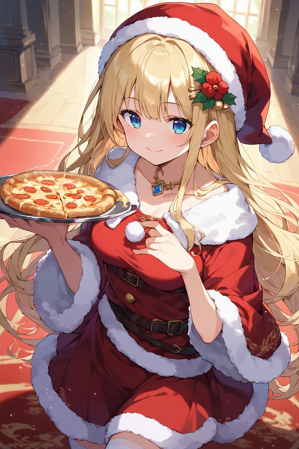 クリスマスピッツァ