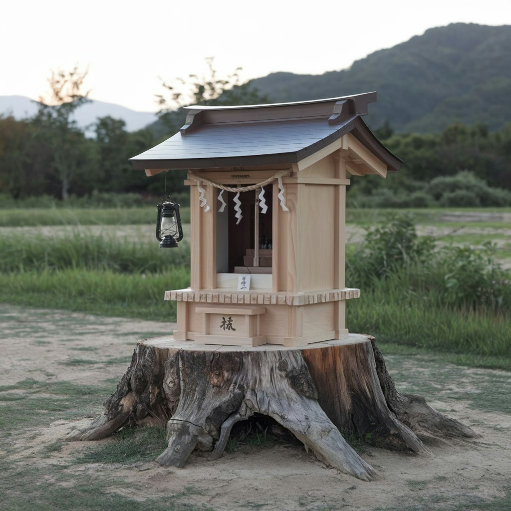 切り株の祠