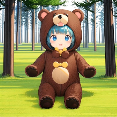 森の中の熊さんw