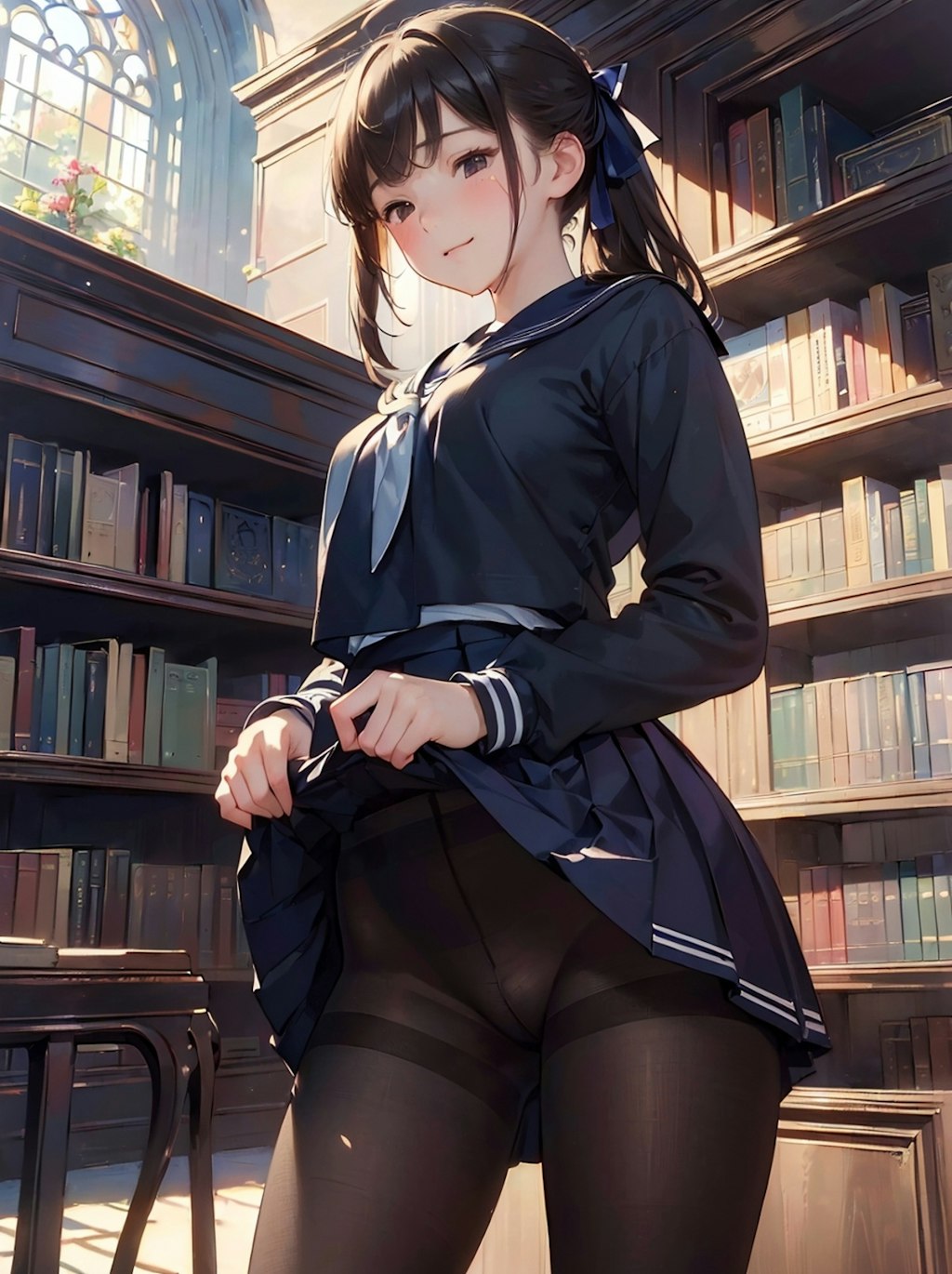 制服 パンスト