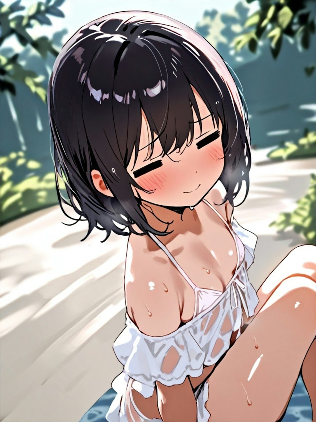 水着だから平気