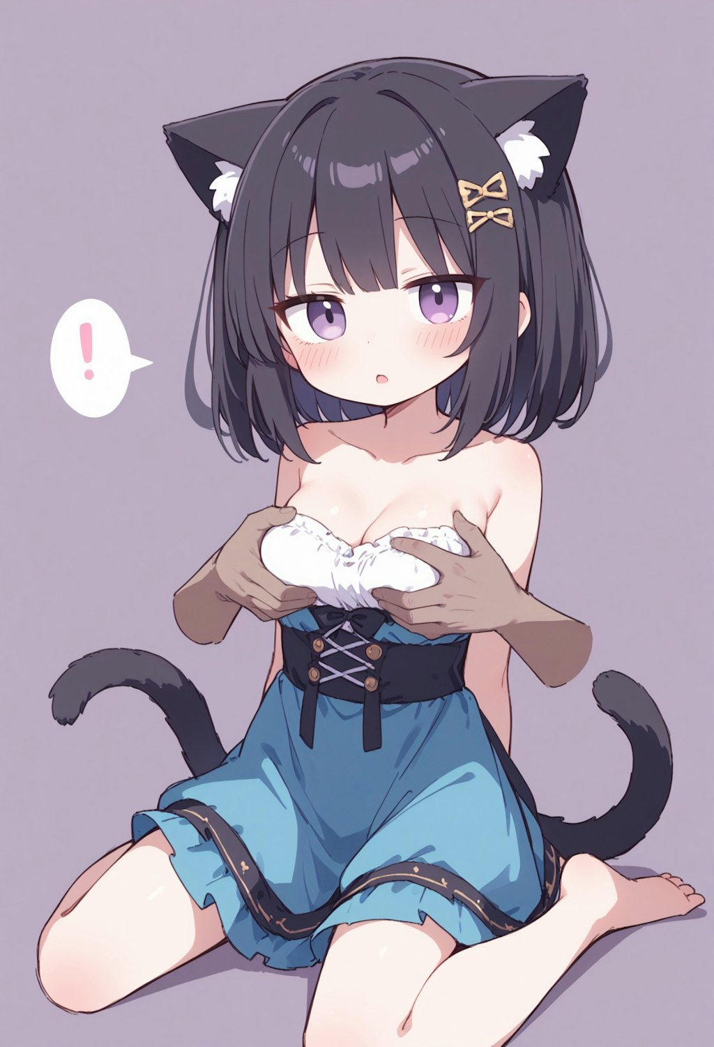 猫耳少女　もみもみ