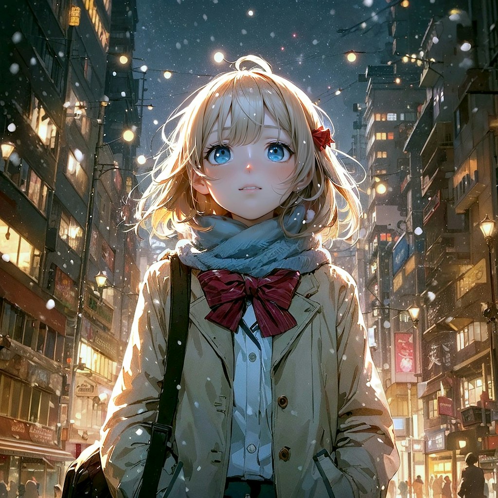 雪と少女⑥