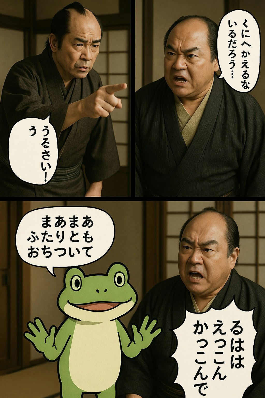 時代劇風、くにへかえるんだな