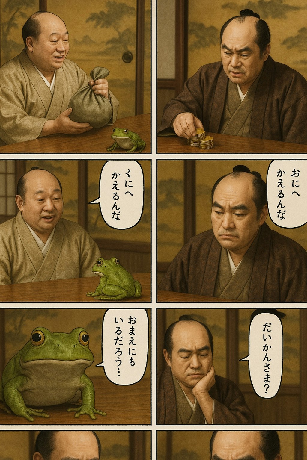 時代劇風、くにへかえるんだな