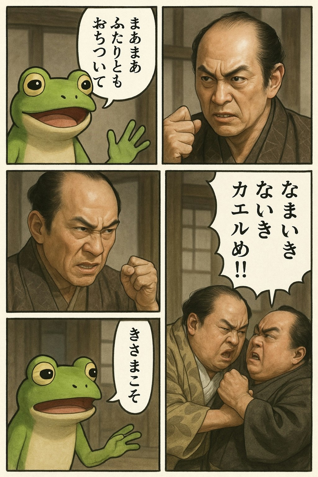 時代劇風、くにへかえるんだな