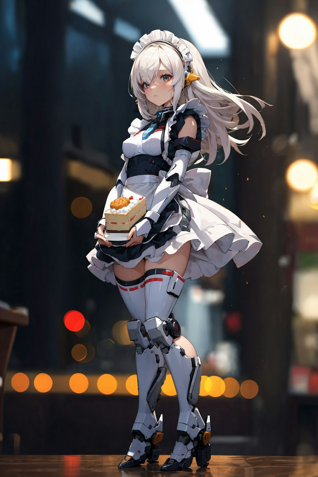 メイドバーのロボットメイドさん