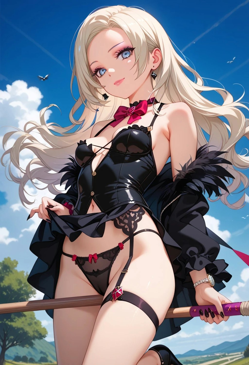 魔女に遭遇した！　戦いますか？