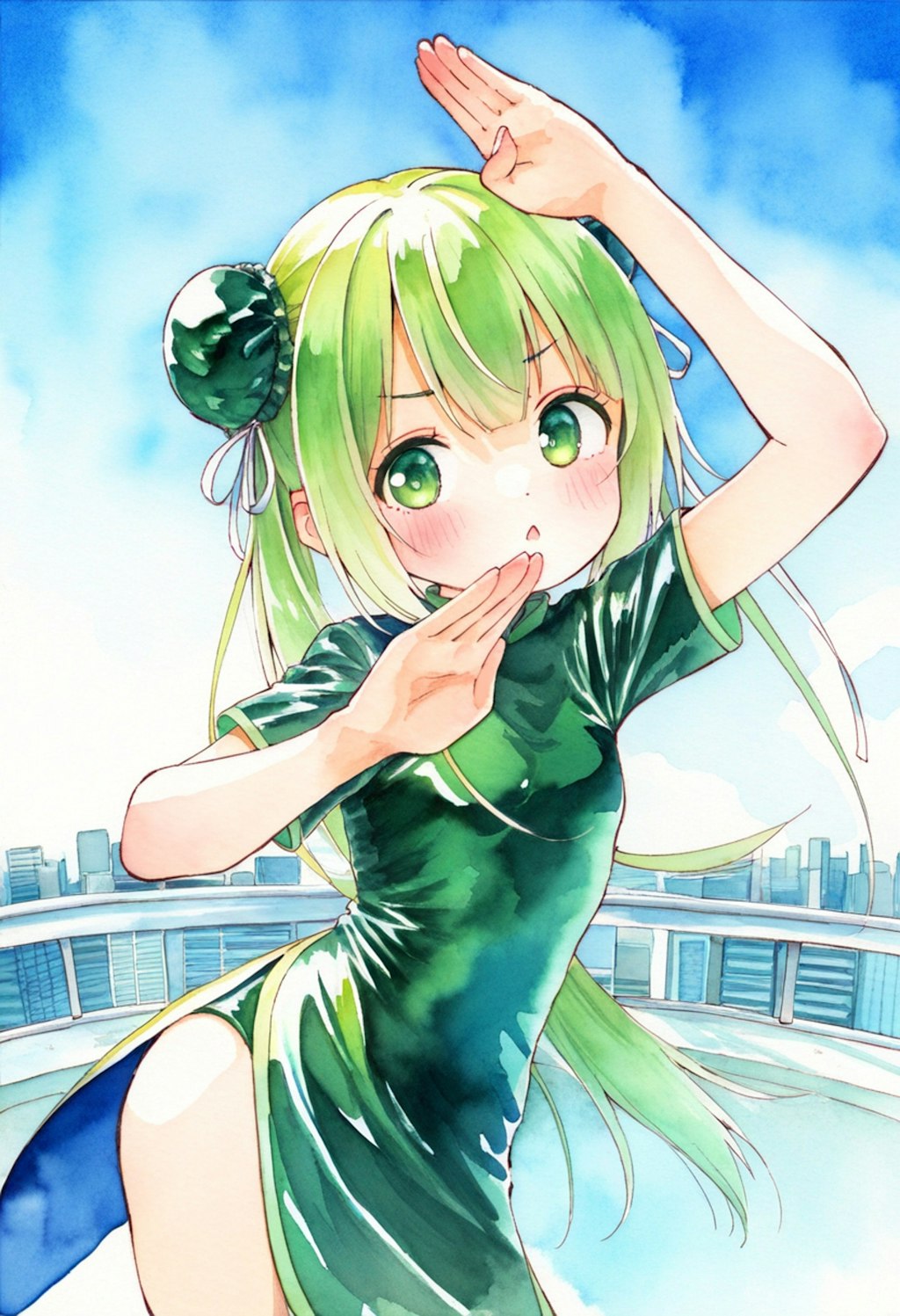 カンフーなEMERALDちゃん