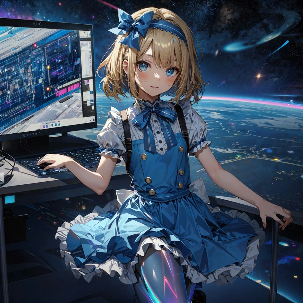 Alice in the Virtual World.