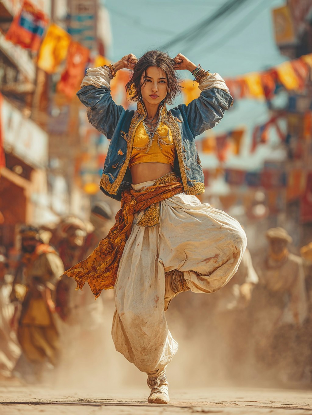 インドのストリートダンサー
