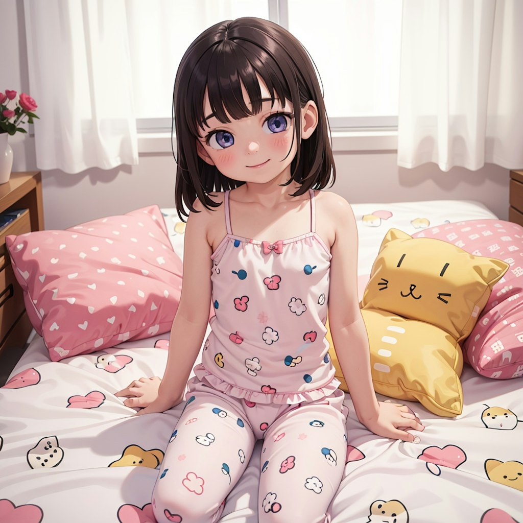 可愛い柄のパジャマ