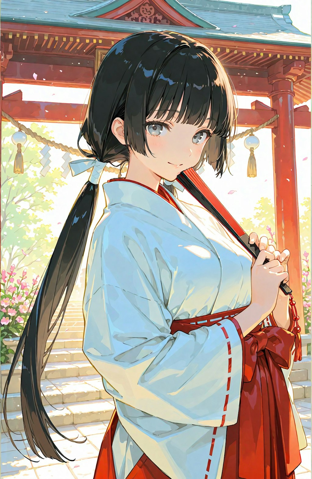 黒髪麗姿